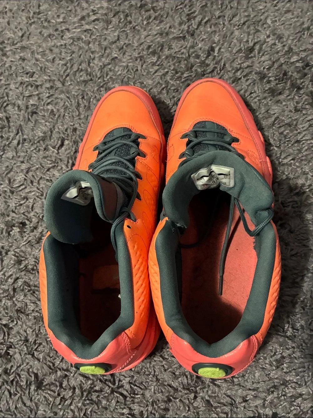 Jordan 9 low bright mango